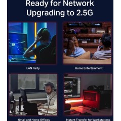 "5-Port 25G Desktop Switch - High-Speed Connectivity & Reliable Performance | Model: 6935364052881"